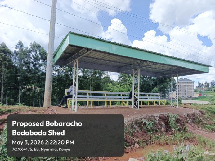 Construction of bodaboda sheds 5
