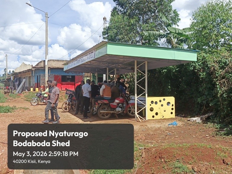 Construction of bodaboda sheds 6