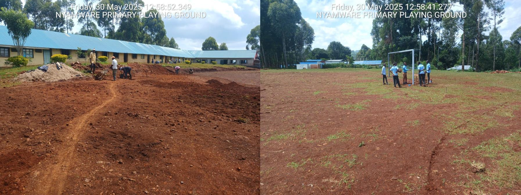 Ground Imrovement And Goal Posts Installation At Nyamware